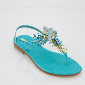 Sira Sandalo infradito con stella marina – Paola Fiorenza Capri