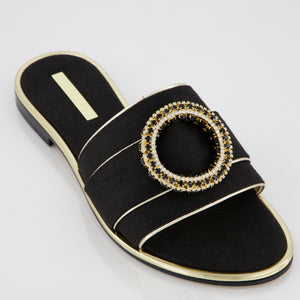 Talia - Sandali con anello di cristalli