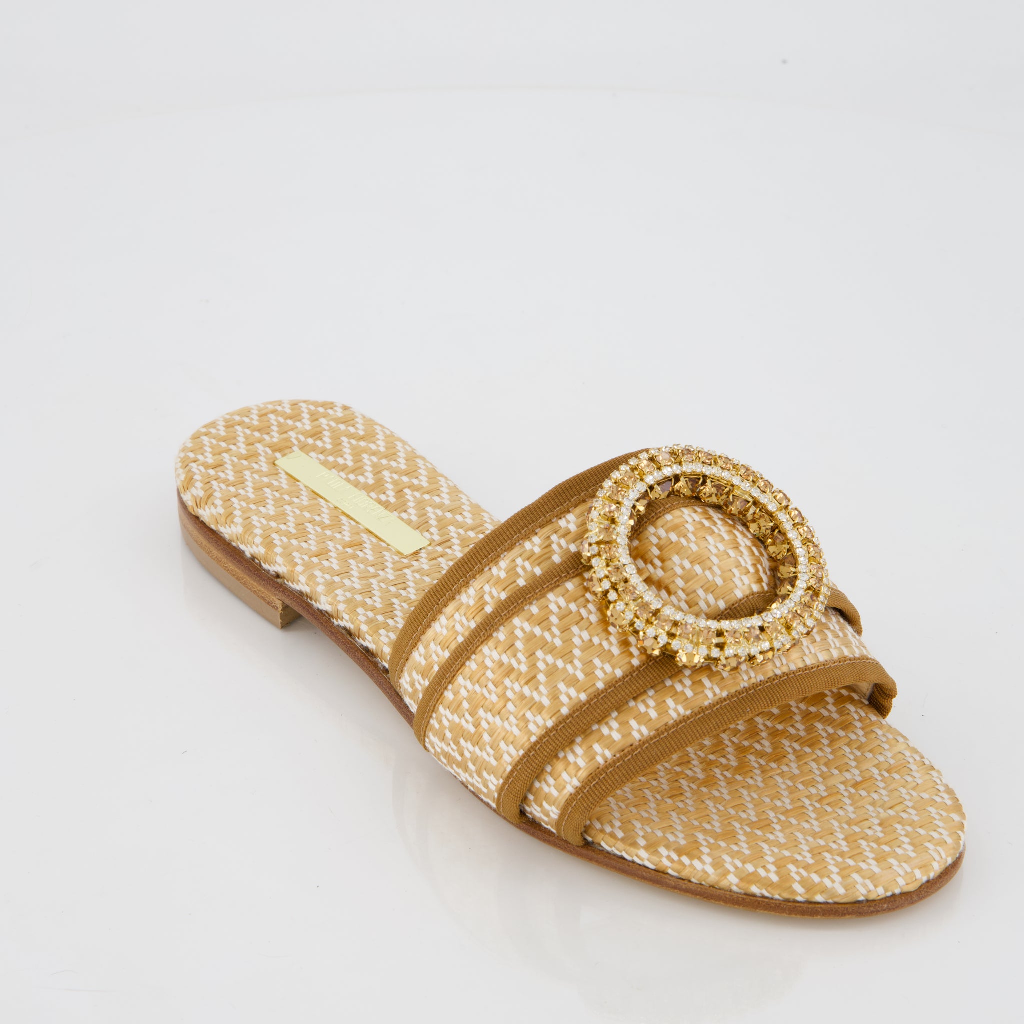 Talia - Sandali con anello di cristalli